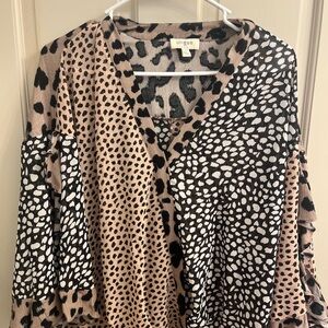 Umgee Mixed Pattern Top